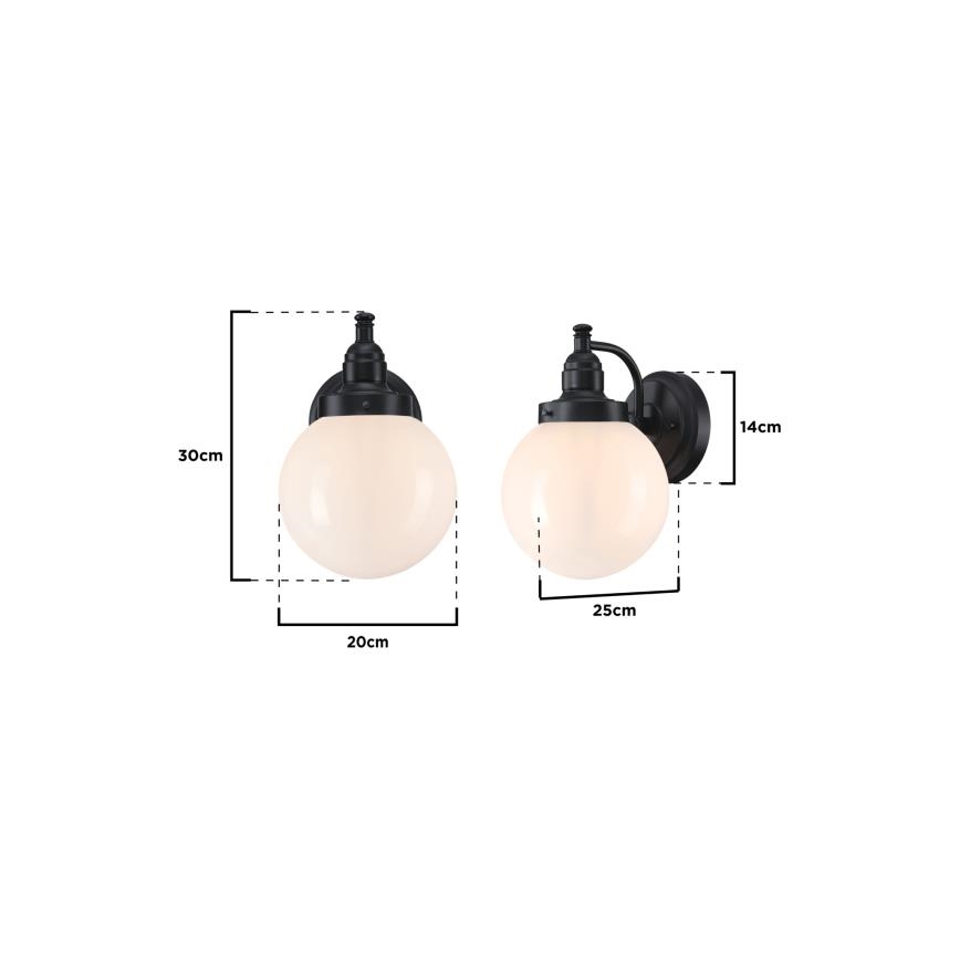 Westinghouse 61240 - Venkovní nástěnná lampa EDDYSTONE 1xE27/60W/230V IP44
