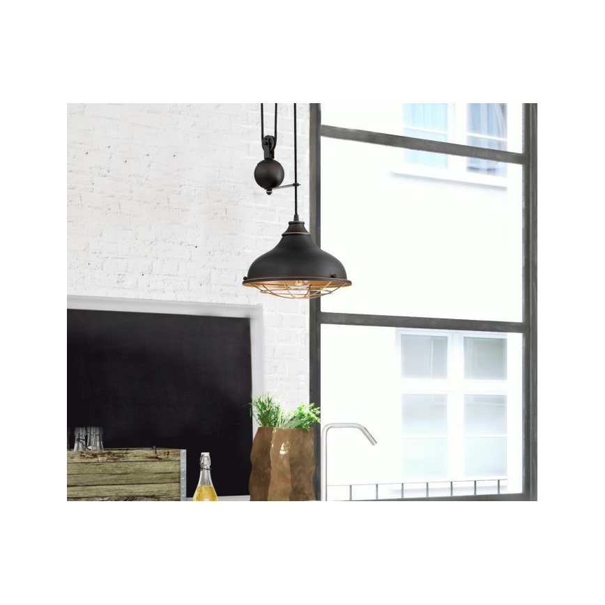 Westinghouse 61249 - Lustr na lanku CHAVES 1xE27/60W/230V