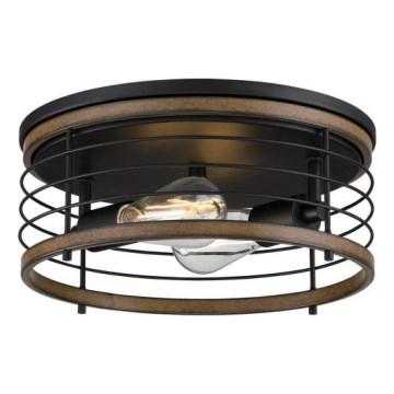 Westinghouse 61250 - Stropní svítidlo ACKTON 2xE27/60W/230V barnwood