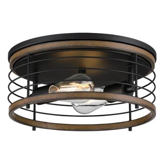 Westinghouse 61250 - Stropní svítidlo ACKTON 2xE27/60W/230V barnwood