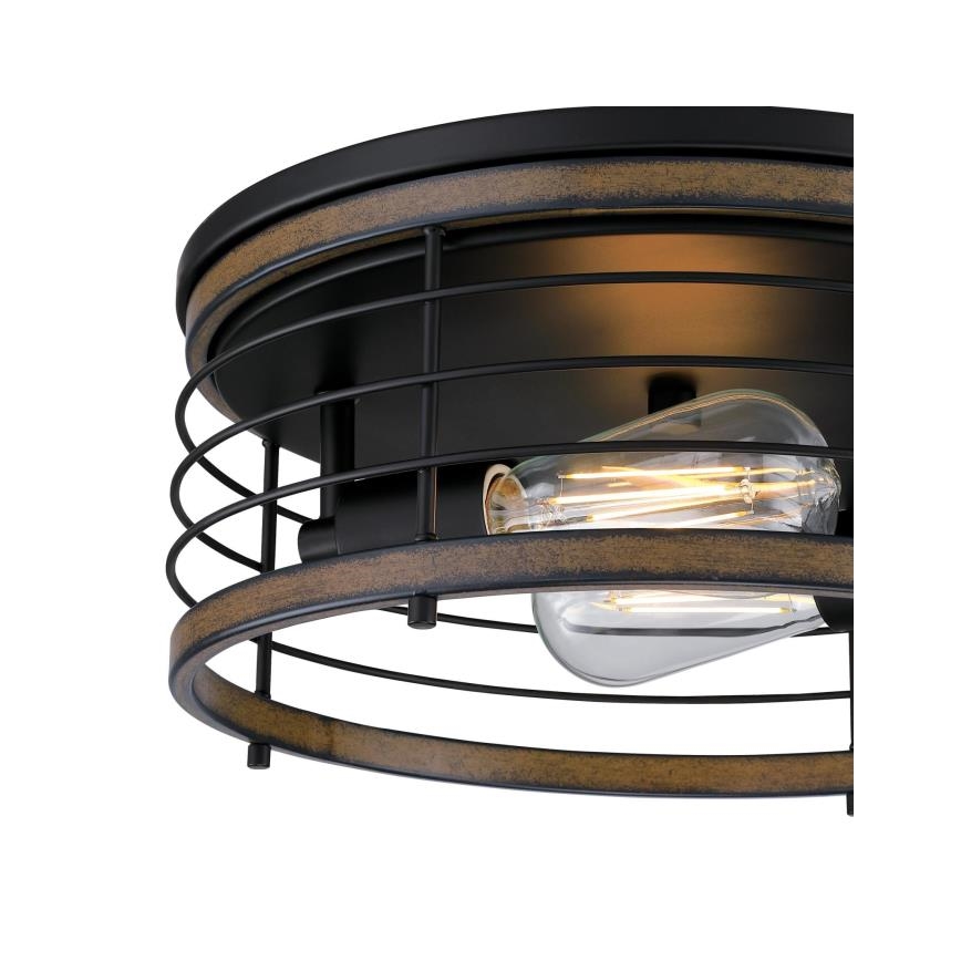 Westinghouse 61250 - Stropní svítidlo ACKTON 2xE27/60W/230V barnwood