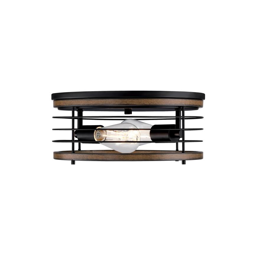 Westinghouse 61250 - Stropní svítidlo ACKTON 2xE27/60W/230V barnwood