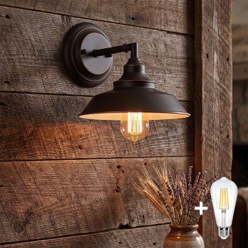Westinghouse 6343540 - LED Nástěnná lampa IRON HILL 1xE27/60W/230V