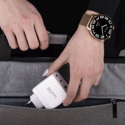 Winner Group - Chytré hodinky AirFlex 2 Elegance 280 mAh IP68 zlatá