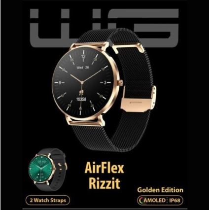 Winner Group - Chytré hodinky AirFlex3 Rizz It 200 mAh IP68 zlatá