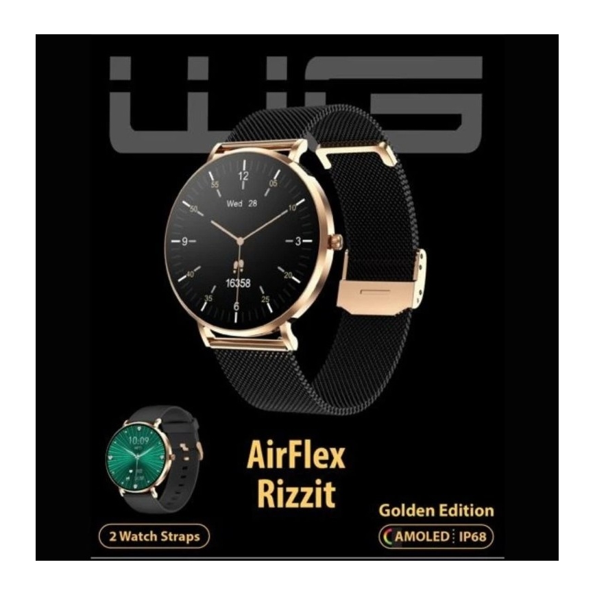 Winner Group - Chytré hodinky AirFlex3 Rizz It 200 mAh IP68 zlatá