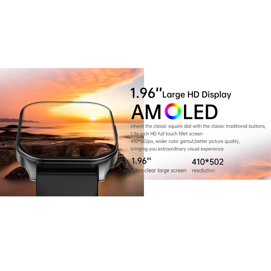 Winner Group - Chytré hodinky AirFlexOn 300 mAh IP68 stříbrná