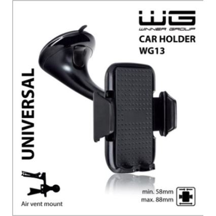 Winner Group - Držák telefonu do auta na sklo černá