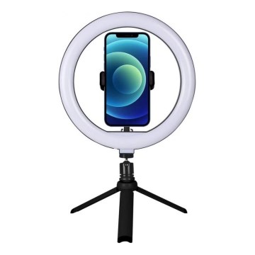 Winner Group - LED Stmívatelná stolní lampa se stojanem a držákem pro vlogování LED/10W/5V