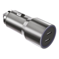 Winner Group - Nabíječka do auta 2xUSB-C Power Delivery 60W stříbrná