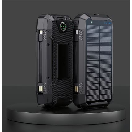 Winner Group - Power Bank s bezdrátovým nabíjením a solárním panelem 20000 mAh 20W PD