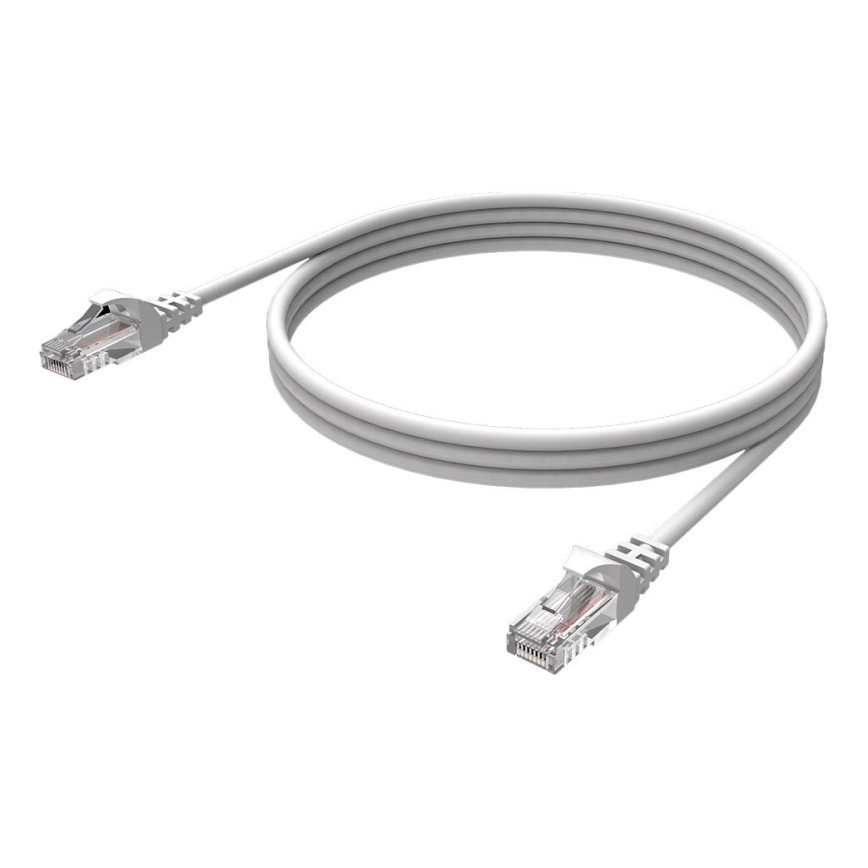 Winner Group - Síťový ethernetový kabel RJ45 / RJ45 CAT-6 2m bílá