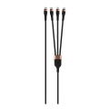 Winner Group - USB kabel 3v1 USB-C / Lightning, USB-C a Micro USB 100W 1,5m černá