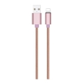 Winner Group - USB kabel Lightning / USB-A 1m růžová