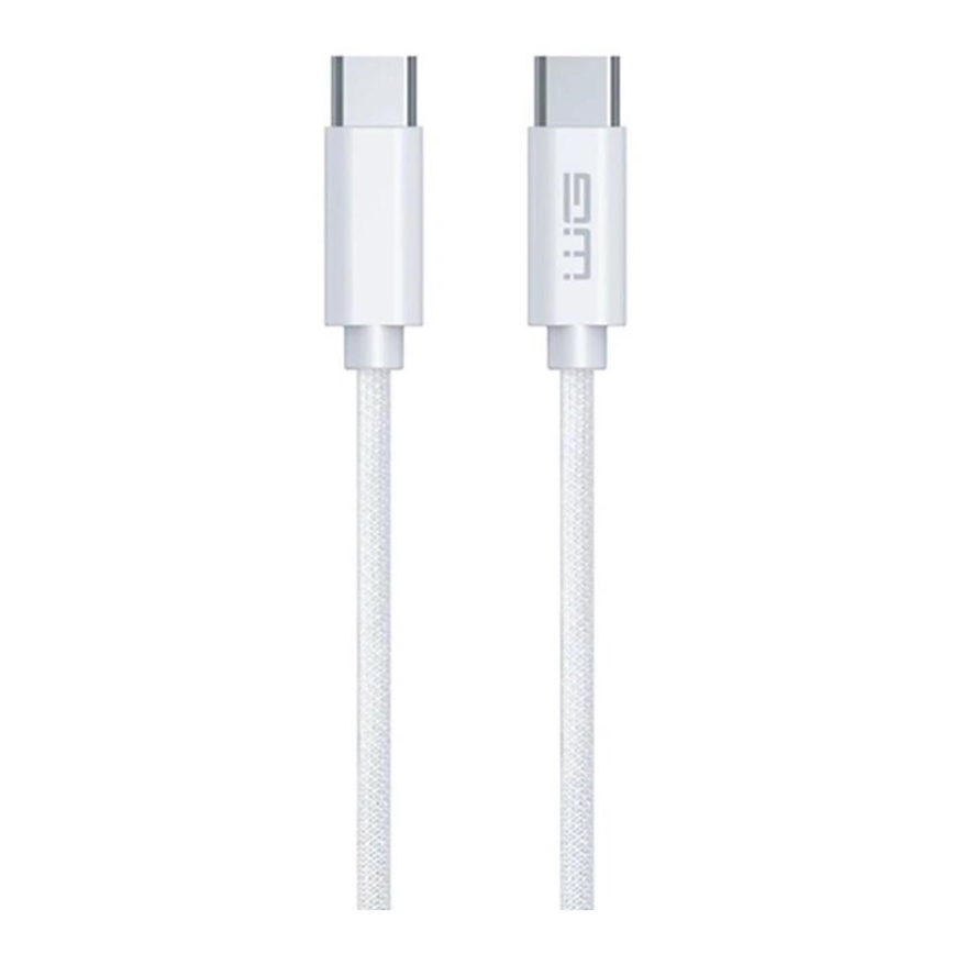 Winner Group - USB kabel USB-C / USB-C 60W 1m bílá