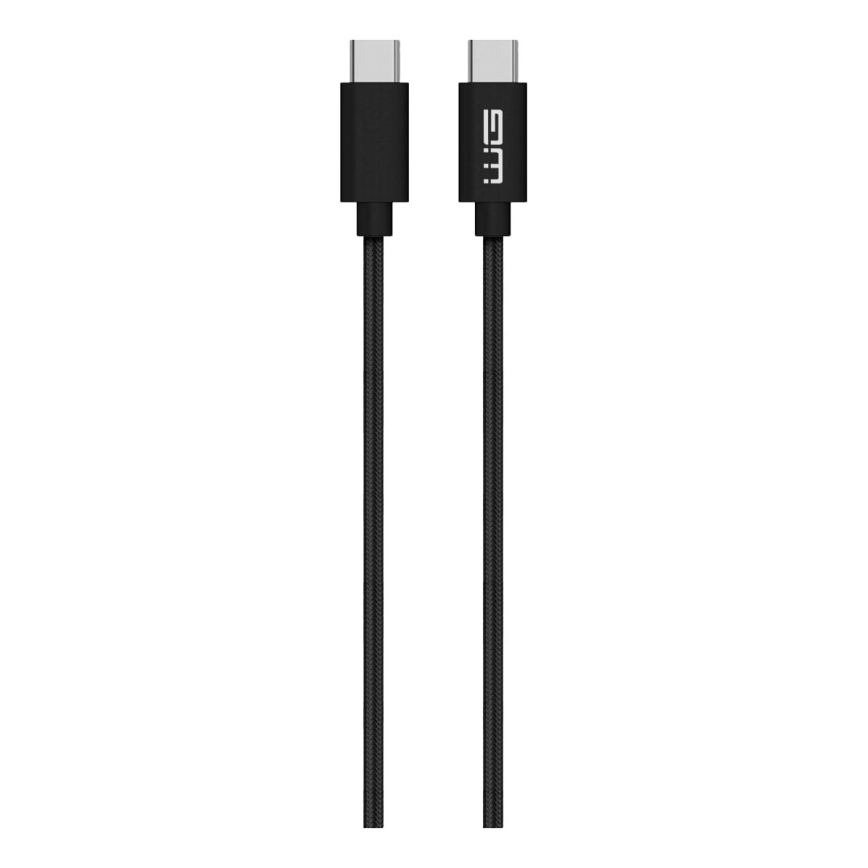 Winner Group - USB kabel USB-C / USB-C 60W 1m černá