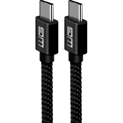Winner Group - USB kabel USB-C / USB-C 60W 1m černá