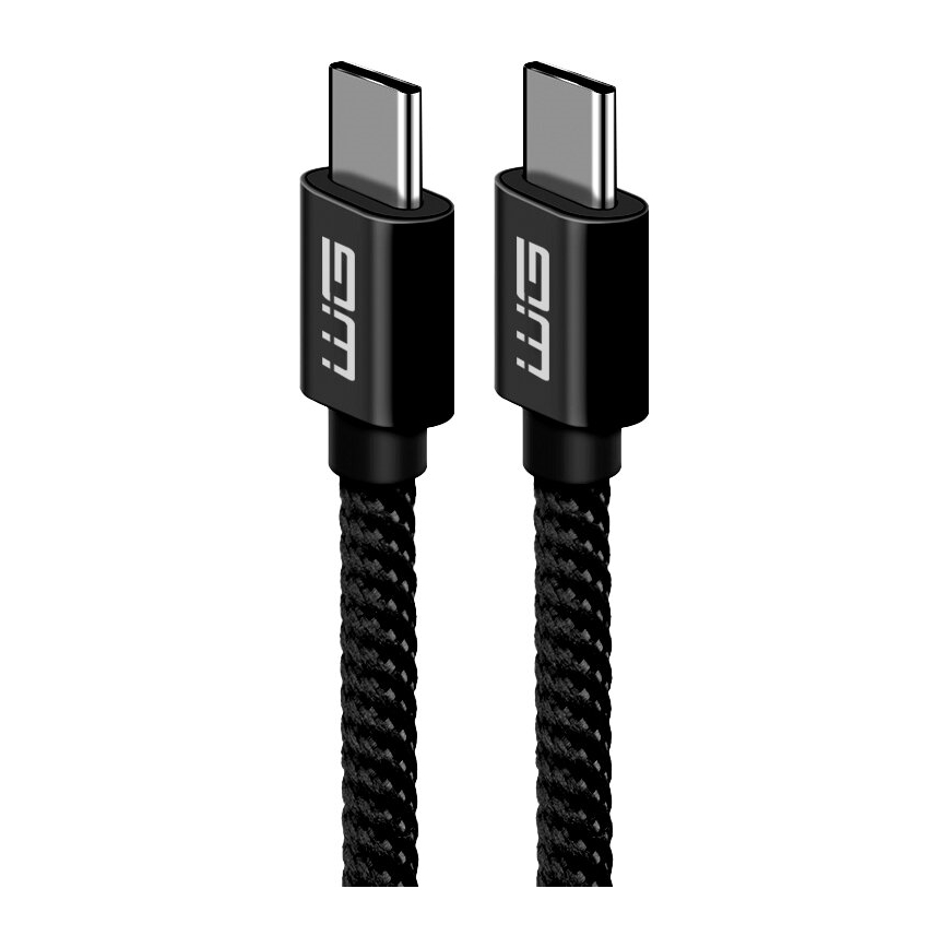 Winner Group - USB kabel USB-C / USB-C 60W 1m černá