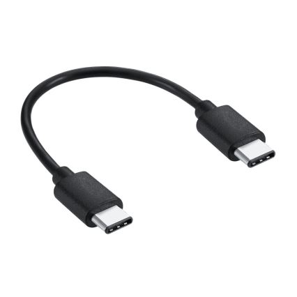 Winner Group - USB kabel USB-C / USB-C 60W 20cm černá