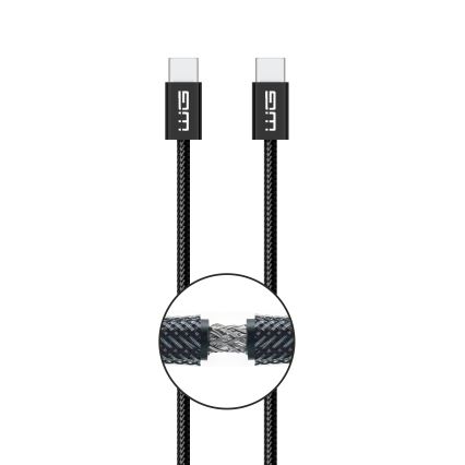 Winner Group - USB kabel USB-C / USB-C 60W 3m černá