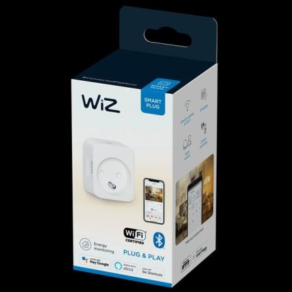 WiZ - Chytrá zásuvka E 2300W + powermetr Wi-Fi