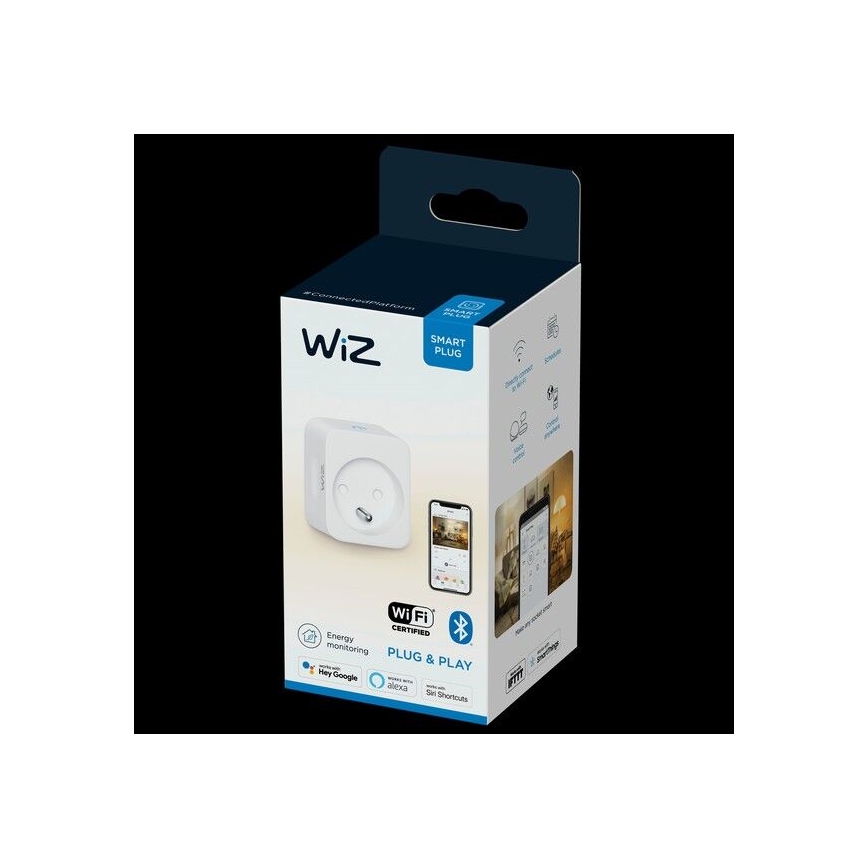 WiZ - Chytrá zásuvka E 2300W + powermetr Wi-Fi