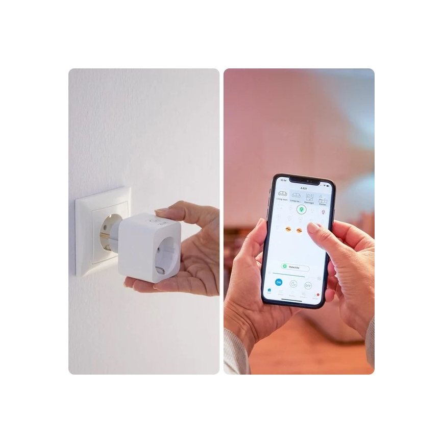 WiZ - Chytrá zásuvka E 2300W Wi-Fi