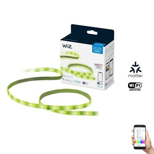 WiZ - LED RGB Stmívatelný pásek 2m LED/20W/230V 2700-6500K Wi-Fi