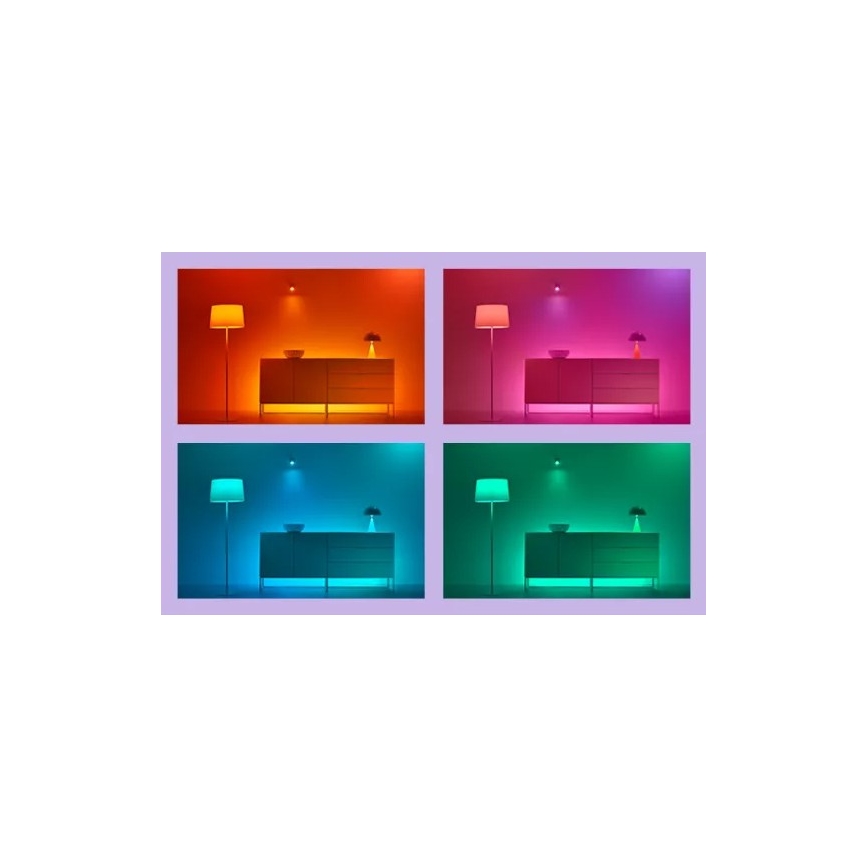 WiZ - LED RGBIC Stmívatelná stojací lampa GRADIENT LED/9,7W/230V 2700-6500K Wi-Fi