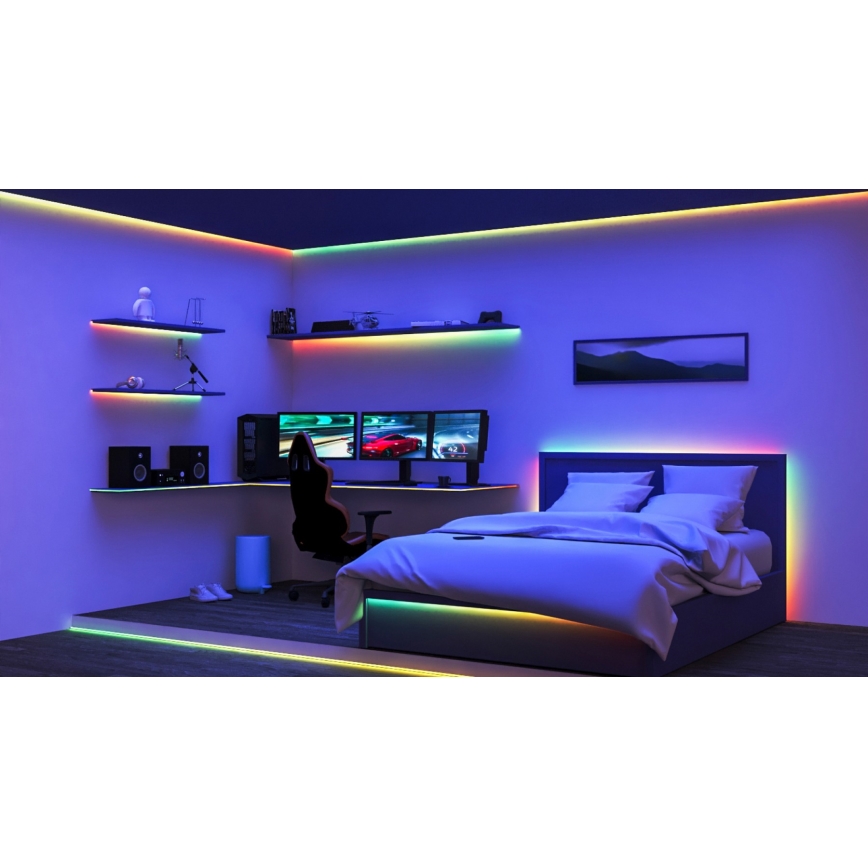 WiZ - LED RGBIC Stmívatelný pásek 10m LED/21W/230V 2700-6500K Wi-Fi