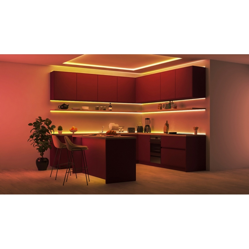 WiZ - LED RGBIC Stmívatelný pásek 10m LED/21W/230V 2700-6500K Wi-Fi