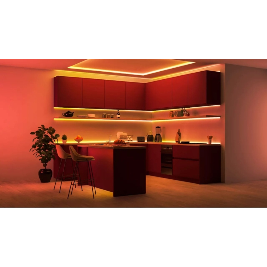 WiZ - LED RGBIC Stmívatelný pásek 4m LED/10,2W/5V 2700-6500K Wi-Fi