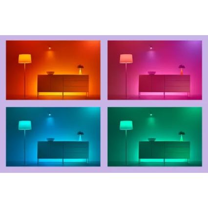 WiZ - LED RGBIC Stmívatelný pásek 4m LED/10,2W/5V 2700-6500K Wi-Fi