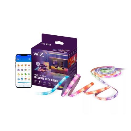 WiZ - LED RGBIC Stmívatelný pásek 4m LED/10,2W/5V 2700-6500K Wi-Fi
