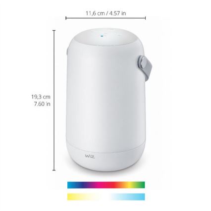 WiZ - LED RGBW Stmívatelná přenosná lampa MOBILE LED/13,5W/5V 2200-6500K Wi-Fi 1800 mAh