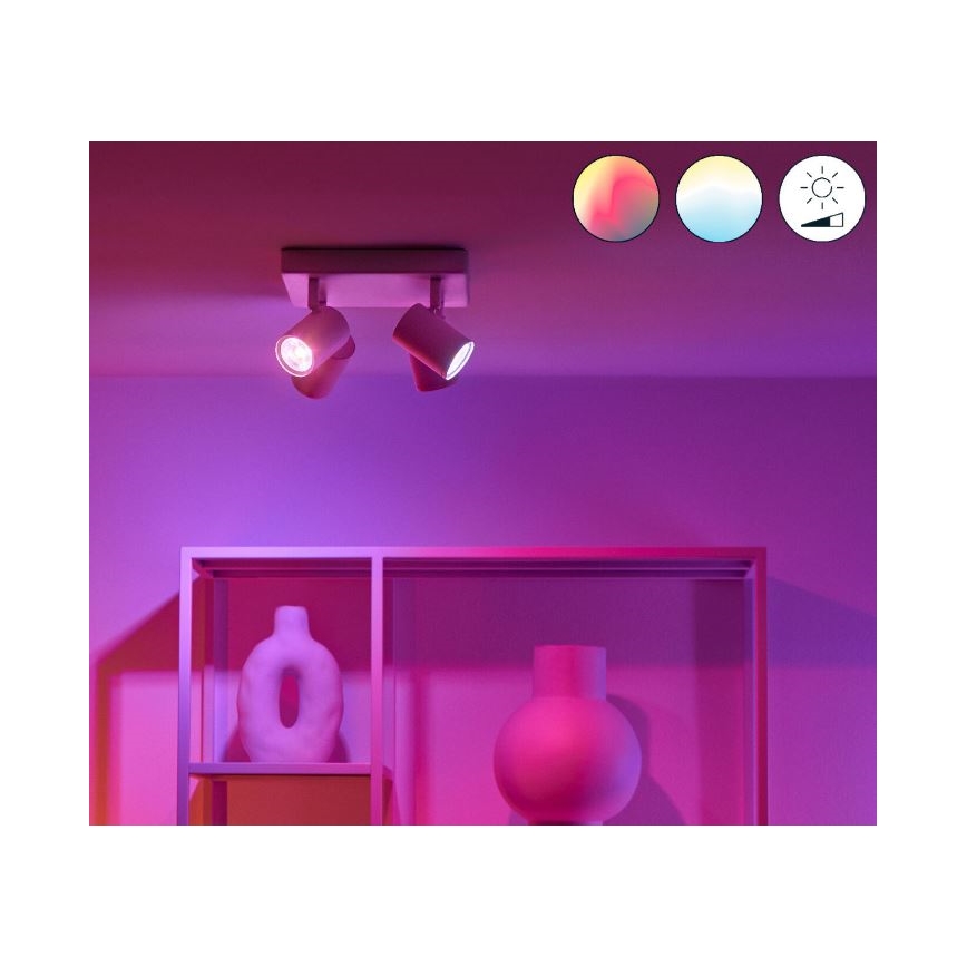 WiZ - LED RGBW Stmívatelné bodové svítidlo IMAGEO 4xGU10/4,9W/230V 2200-6500K Wi-Fi CRI 90 bílá