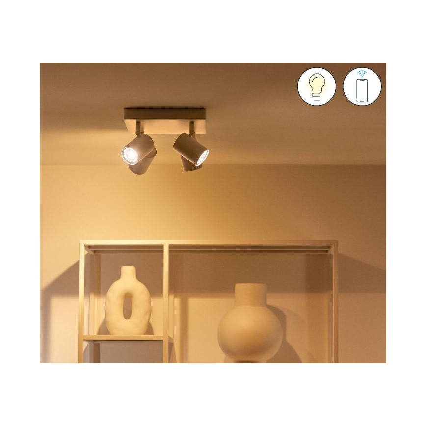 WiZ - LED RGBW Stmívatelné bodové svítidlo IMAGEO 4xGU10/4,9W/230V 2200-6500K Wi-Fi CRI 90 bílá