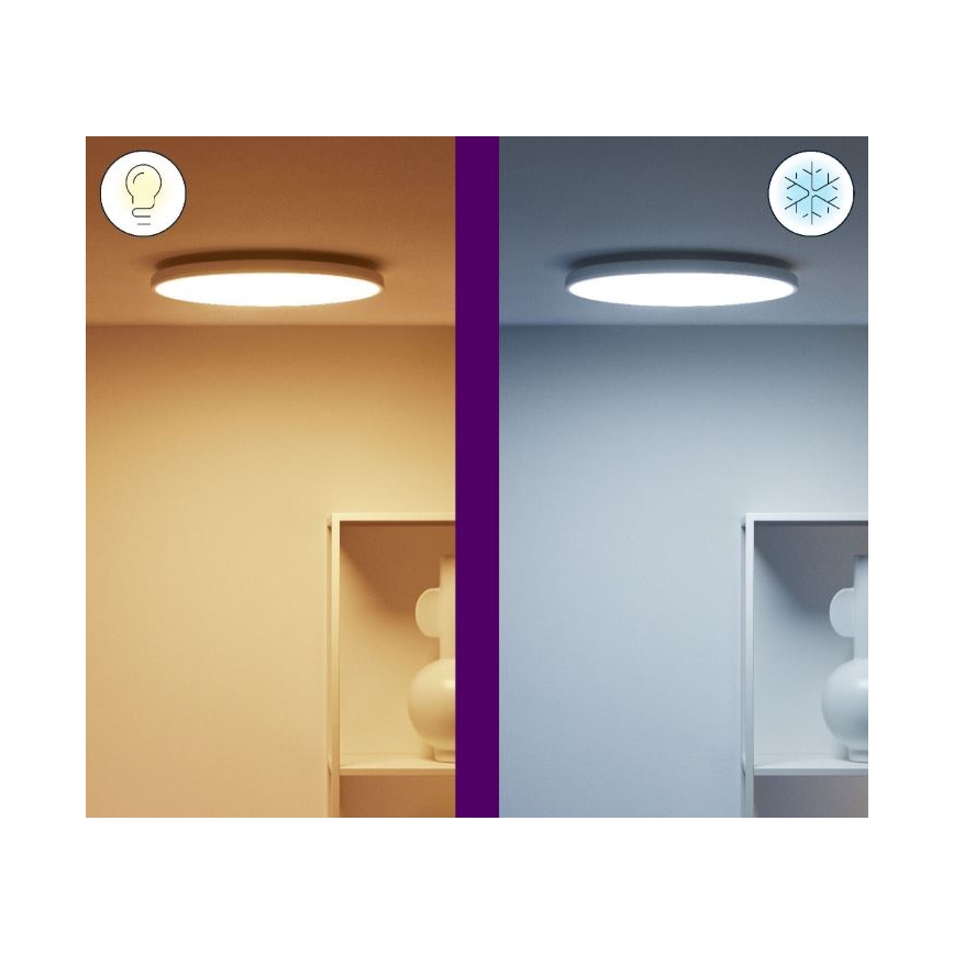 WiZ - LED RGBW Stmívatelné stropní svítidlo RUNE LED/21W/230V 2700-6500K Wi-Fi bílá
