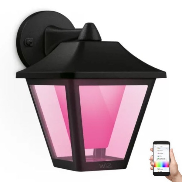 WiZ - LED RGBW Stmívatelné venkovní nástěnné svítidlo LED/9,5W/230V 2700-5000K IP44 Wi-Fi
