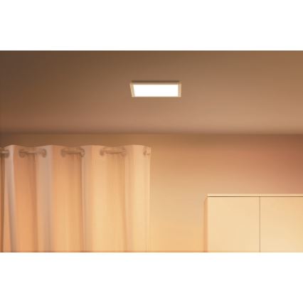 WiZ - LED Stmívatelné stropní svítidlo SUPERSLIM LED/12W/230V 2700-6500K Wi-Fi bílá