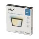WiZ - LED Stmívatelné stropní svítidlo SUPERSLIM LED/12W/230V 2700-6500K Wi-Fi černá