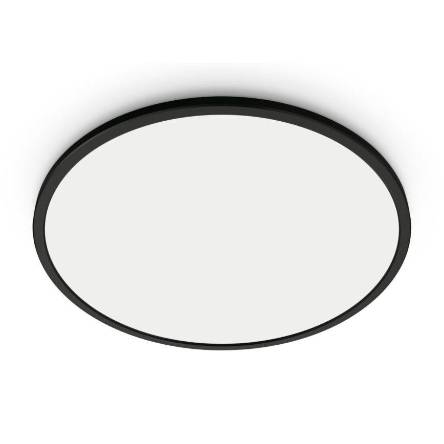 WiZ - LED Stmívatelné stropní svítidlo SUPERSLIM LED/14W/230V 2700-6500K Wi-Fi černá