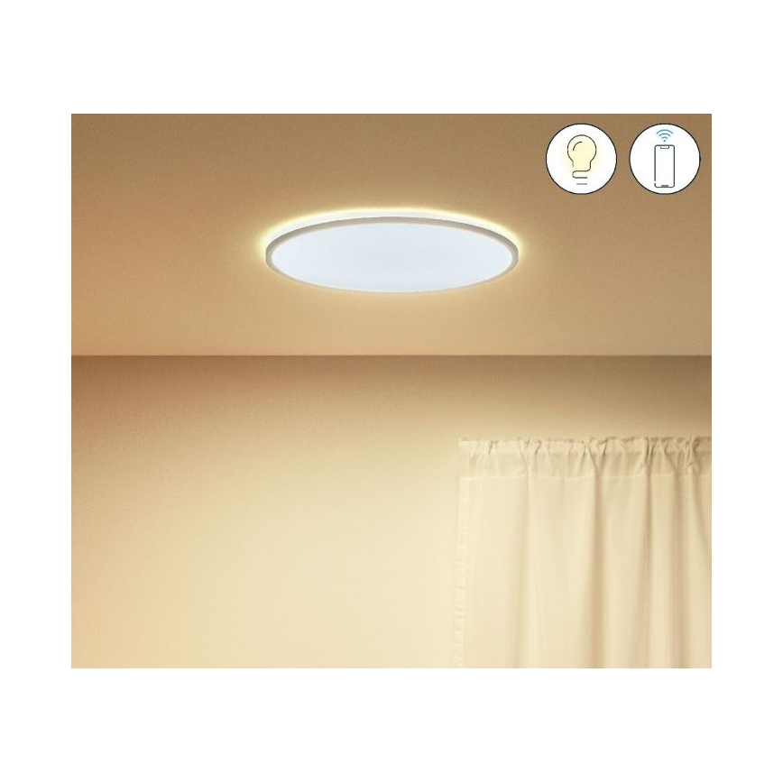 WiZ - LED Stmívatelné stropní svítidlo SUPERSLIM LED/22W/230V 2700-6500K Wi-Fi bílá