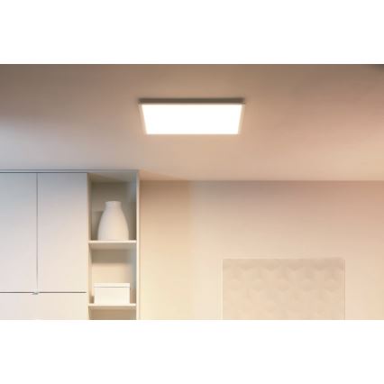 WiZ - LED Stmívatelné stropní svítidlo SUPERSLIM LED/36W/230V 2700-6500K Wi-Fi bílá