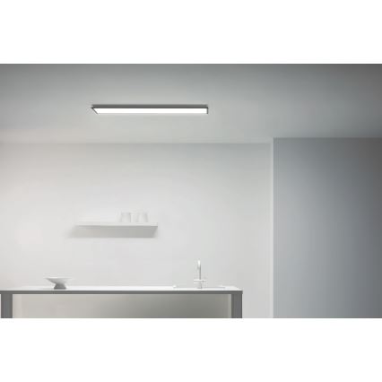 WiZ - LED Stmívatelný panel SUPERSLIM LED/36W/230V 2700-6500K Wi-Fi černá