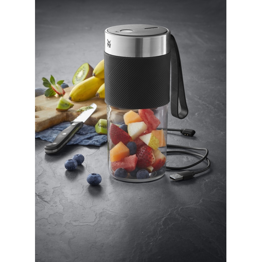 WMF - Cestovní smoothie mixér KITCHENminis 50W/7,4V 1200 mAh nerez