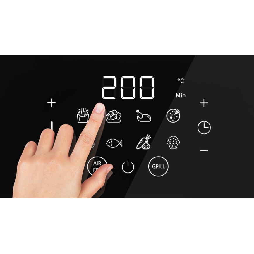 WMF - Horkovzdušná fritéza MULTI TASTE 1550W/230V černá
