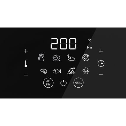 WMF - Horkovzdušná fritéza MULTI TASTE 1550W/230V černá
