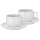 WMF - SADA 2x Šálek na cappuccino s podšálkem BARISTA 160 ml bílá
