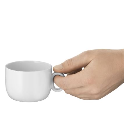 WMF - SADA 2x Šálek na cappuccino s podšálkem BARISTA 160 ml bílá